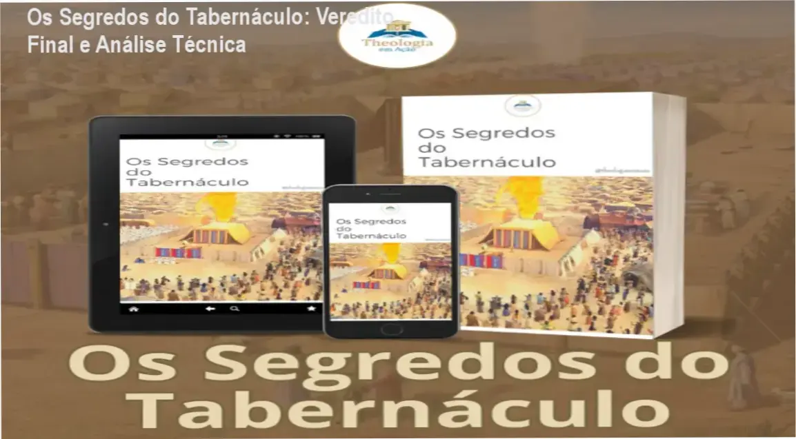 Infográfico de análise técnica e framework de decisão do produto Os Segredos do Tabernáculo