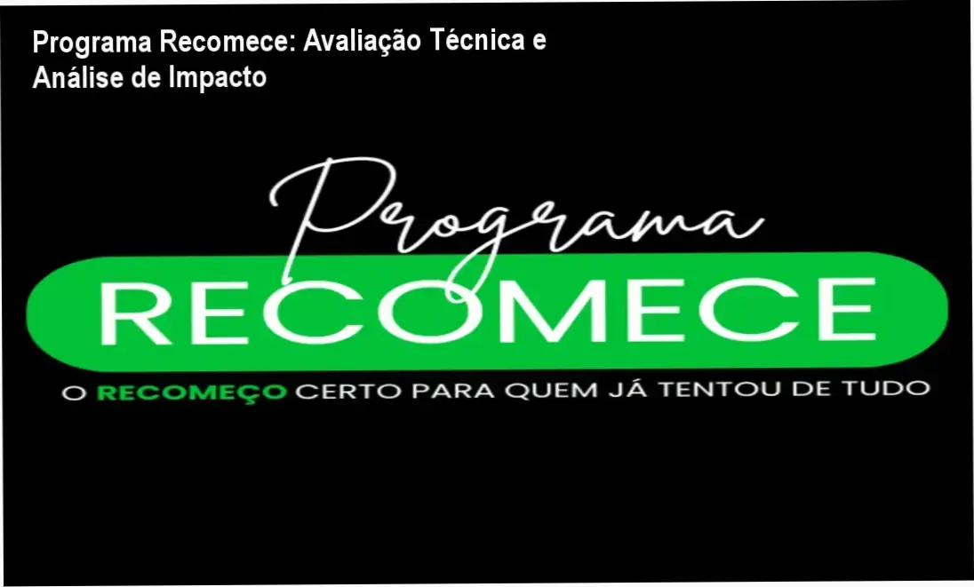 Programa Recomece: Avaliação Técnica e Análise de Impacto 1 Curso de Memorização PDF Infográfico técnico detalhando os pilares do Programa Recomece para emagrecimento pós-bariátrica