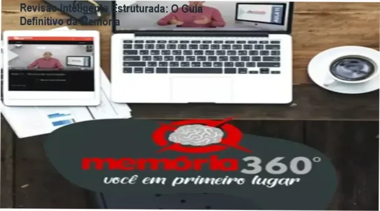 Revisão Inteligente Estruturada: O Guia Definitivo da Memória 1 Curso de Memorização PDF Infográfico detalhando o fluxo de Revisão Inteligente Estruturada para memorização