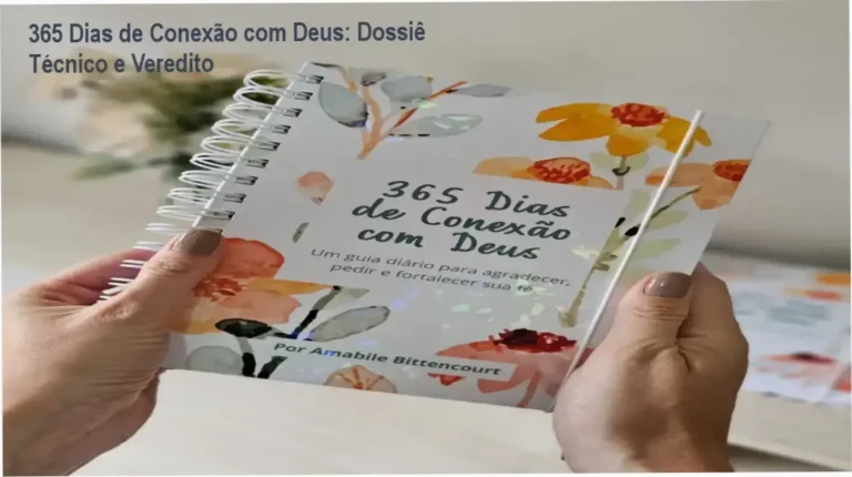 365 Dias de Conexão com Deus: Dossiê Técnico e Veredito 5 Curso de Memorização PDF Livro 365 Dias de Conexão com Deus posicionado para leitura diária