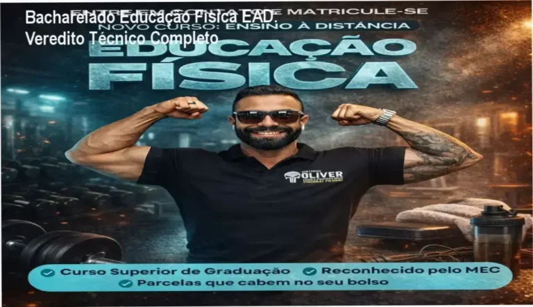 Bacharelado Educação Física EAD: Veredito Técnico Completo 4 Curso de Memorização PDF Estudante utilizando plataforma de ensino do Bacharelado em Educação Física EAD