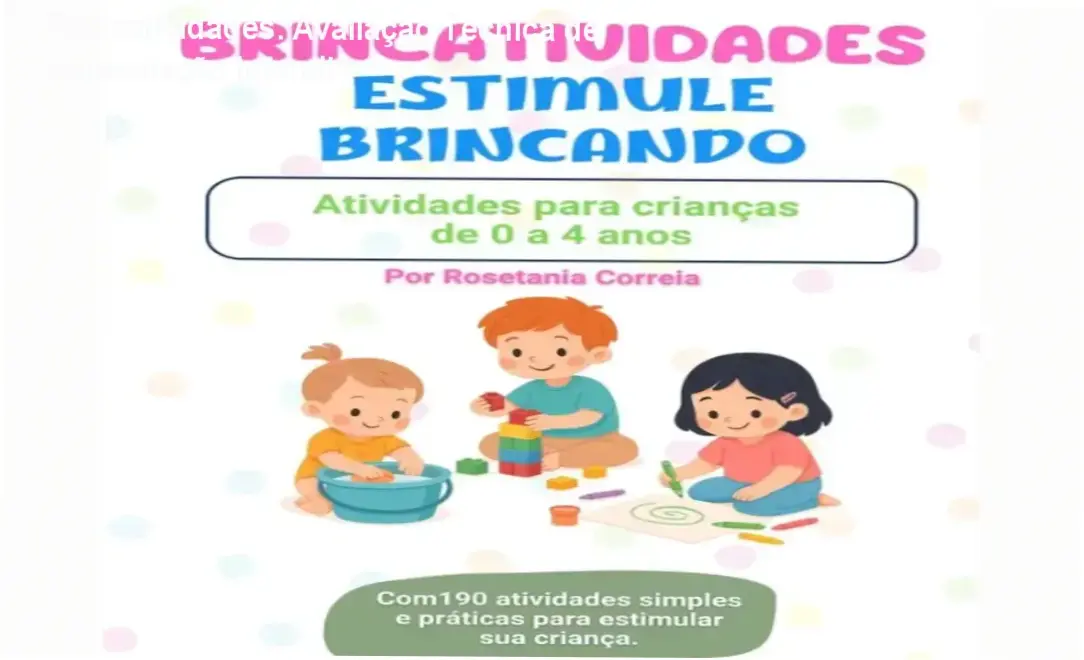 Exemplo de atividade de estimulação sensorial do guia Brincatividades para bebês e crianças