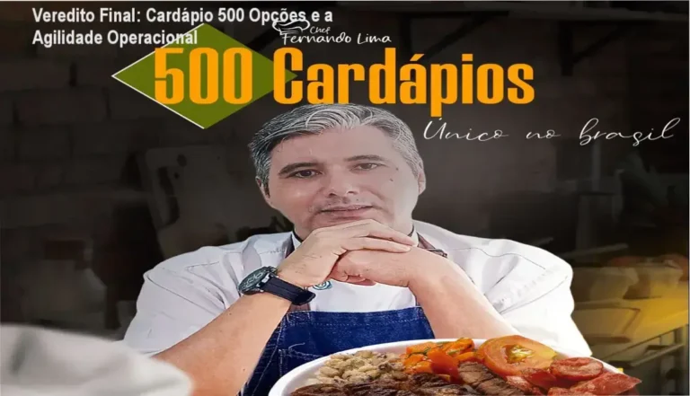 Visão geral do ebook Cardápio com 500 Opções para otimização de cozinhas comerciais