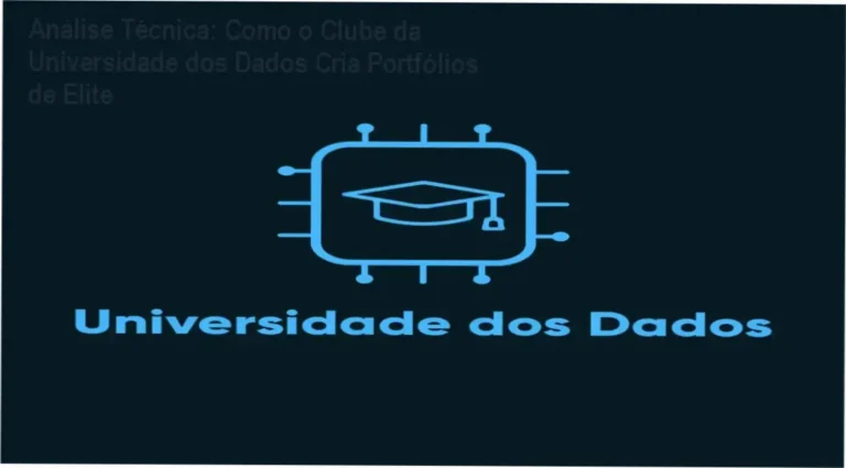 Análise Técnica: Como o Clube da Universidade dos Dados Cria Portfólios de Elite 1 Curso de Memorização PDF Interface do Clube de Assinaturas da Universidade dos Dados com projetos de Python, SQL e Power BI
