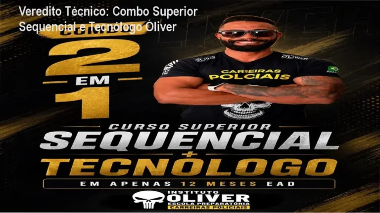 Veredito Técnico: Combo Superior Sequencial e Tecnólogo Óliver 1 Curso de Memorização PDF Certificados de formação superior sequencial e tecnólogo do Instituto Óliver para concursos