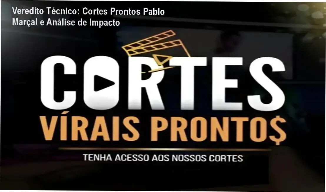 Infográfico técnico demonstrando a aplicação de cortes prontos do Pablo Marçal em redes sociais