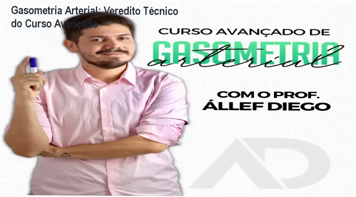 Profissional de saúde analisando exames de gasometria arterial para ajuste de ventilação mecânica