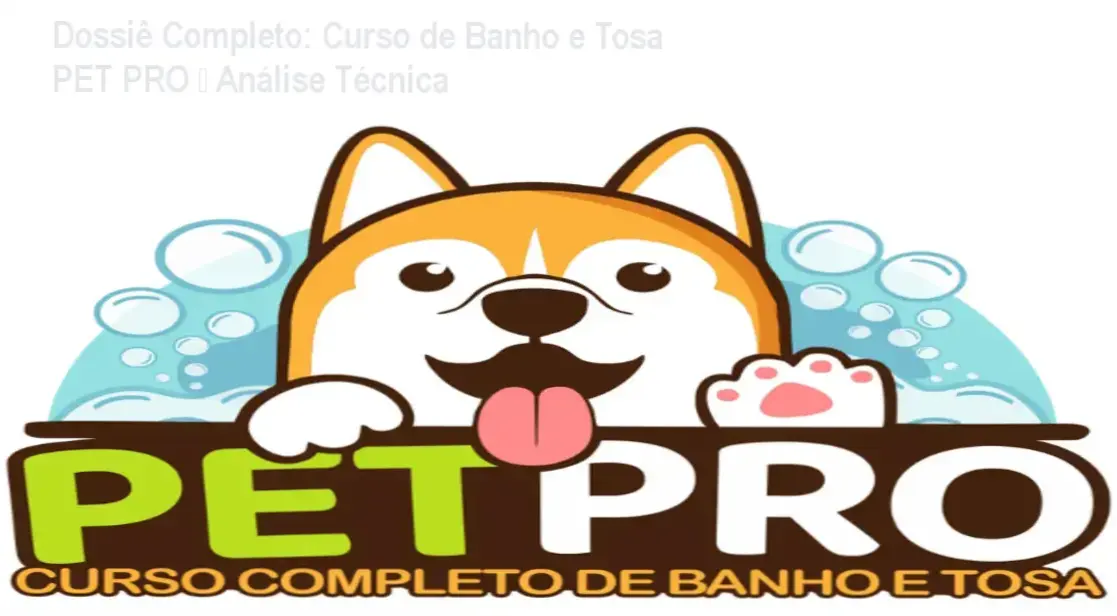 Especialista analisando a grade curricular e a certificação do Curso de Banho e Tosa PET PRO