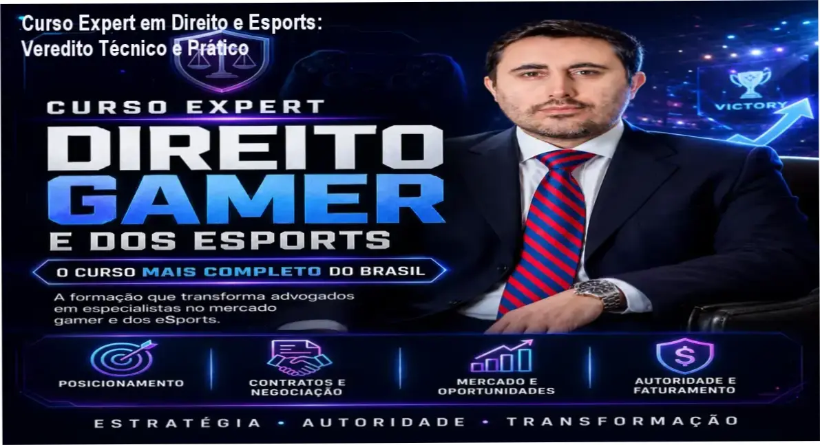 Curso Expert em Direito e Esports: Veredito Técnico e Prático 1 Curso de Memorização PDF Material didático e contratos do Curso Expert em Direito e Esports para advogados