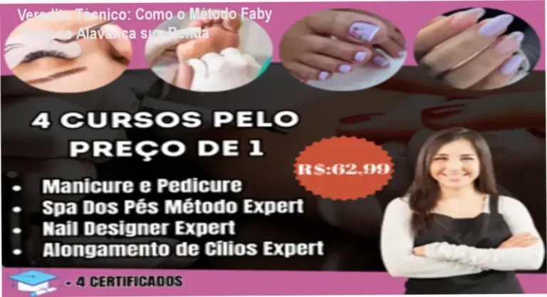 Estudante aplicando técnicas de cutilagem profissional do curso de Faby Cardoso