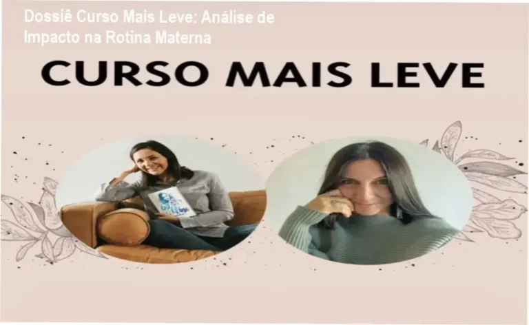 Representação do Curso Mais Leve de Rafaela Carvalho focado em harmonia familiar e redução de estresse materno