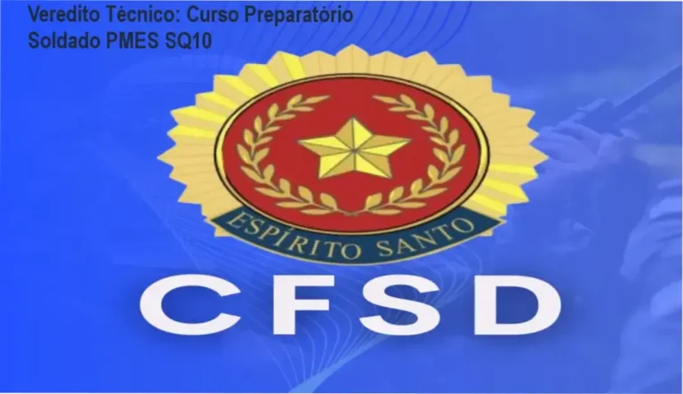 Veredito Técnico: Curso Preparatório Soldado PMES SQ10 1 Curso de Memorização PDF Material de estudo do Curso Preparatório para Soldado da PMES com metodologia SQ10