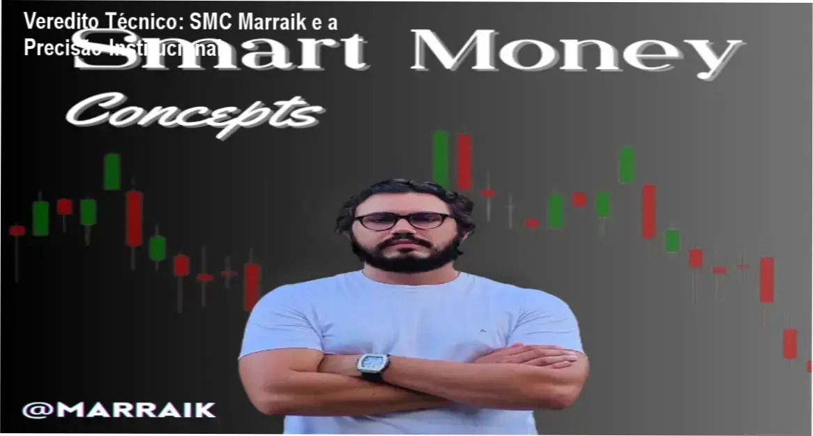 Veredito Técnico: SMC Marraik e a Precisão Institucional 1 Curso de Memorização PDF Análise de gráfico financeiro aplicando conceitos de Smart Money Concepts do curso Marraik