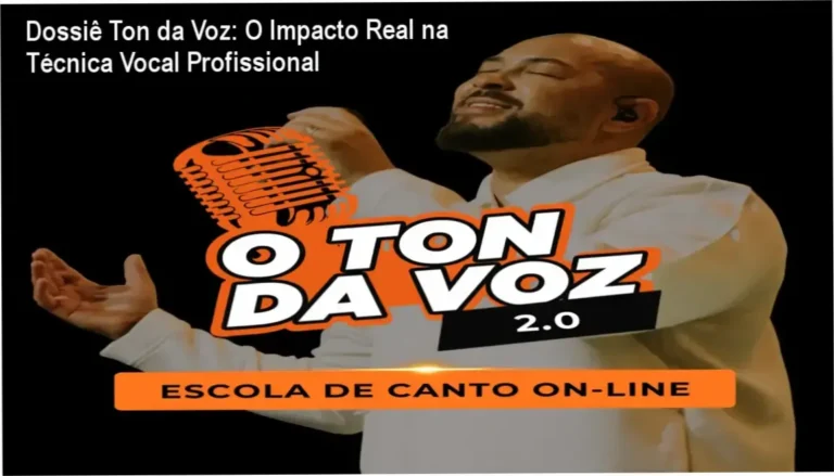 Estudante aplicando técnicas de canto do método Ton da Voz de Ton Carfi