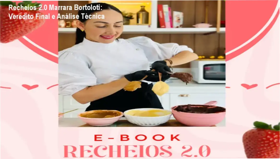 Demonstração de recheios estruturados do E-book Recheios 2.0 de Marrara Bortoloti para bolos profissionais