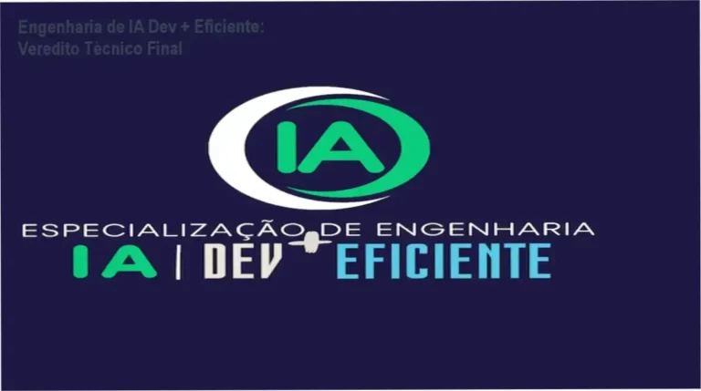 Diagrama técnico de arquitetura de software com LLMs e pipelines de RAG do curso Engenharia de IA Dev + Eficiente