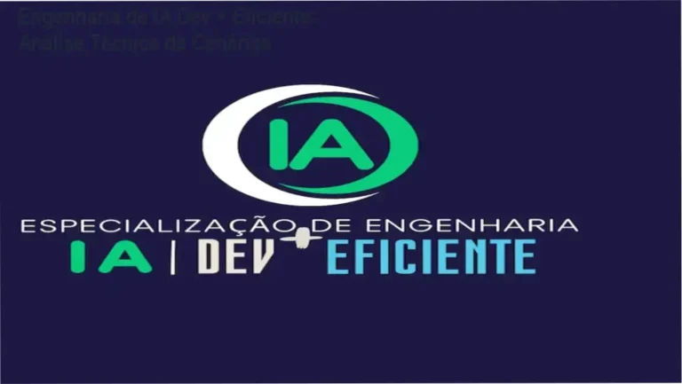 Engenharia de IA Dev + Eficiente: Análise Técnica de Cenários 1 Curso de Memorização PDF Representação de arquitetura de IA com RAG e Agentes do curso Engenharia de IA Dev + Eficiente