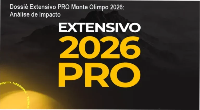 Estudante analisando o cronograma estratégico do curso Extensivo PRO Monte Olimpo 2026
