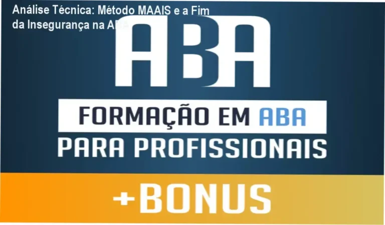 Profissional de saúde aplicando a ciência ABA através do ecossistema MAAIS e software de dados
