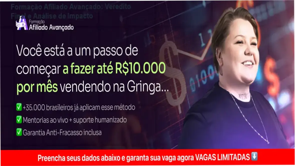 Formação Afiliado Avançado: Veredito Final e Análise de Impacto 1 Curso de Memorização PDF Infográfico de análise técnica da Formação Afiliado Avançado focada em comissões em dólar