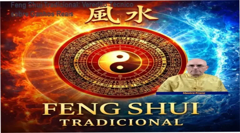 Consultor utilizando a bússola Luopan na Formação em Feng Shui Tradicional