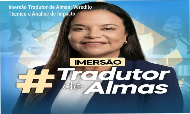 Imersão Tradutor de Almas: Veredito Técnico e Análise de Impacto 4 Curso de Memorização PDF Metodologia da Imersão Tradutor de Almas da Dra. Andréa Vermont aplicada à resolução de traumas