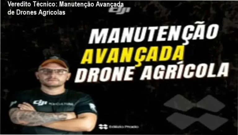 Veredito Técnico: Manutenção Avançada de Drones Agrícolas 4 Curso de Memorização PDF Técnico realizando reparo eletrônico avançado em placa de drone agrícola DJI Agras com multímetro