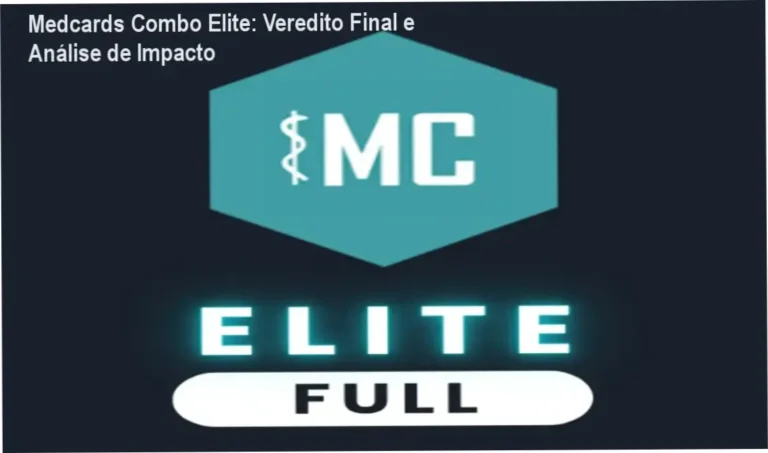 Medcards Combo Elite: Veredito Final e Análise de Impacto 5 Curso de Memorização PDF Interface do sistema Medcards Combo Elite exibindo flashcards de medicina para estudo