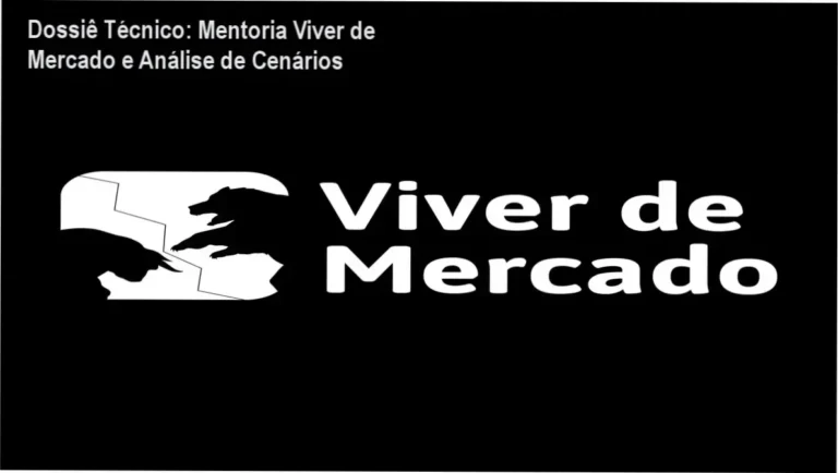 Dossiê Técnico: Mentoria Viver de Mercado e Análise de Cenários 2 Curso de Memorização PDF Interface de operações da Mentoria Viver de Mercado com Caio Vaz simulando cenários de trade na B3