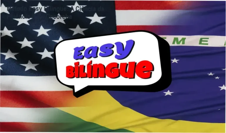 Método Easy Bilíngue: A Ciência da Fluência Sem Decoreba 8 Curso de Memorização PDF Interface do Método Easy Bilíngue focada em comunicação prática e fluência acelerada