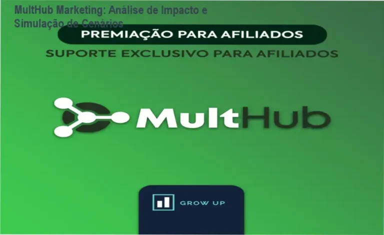 MultHub Marketing: Análise de Impacto e Simulação de Cenários 2 Curso de Memorização PDF Interface do MultHub Marketing demonstrando automação de leads e CRM Kanban