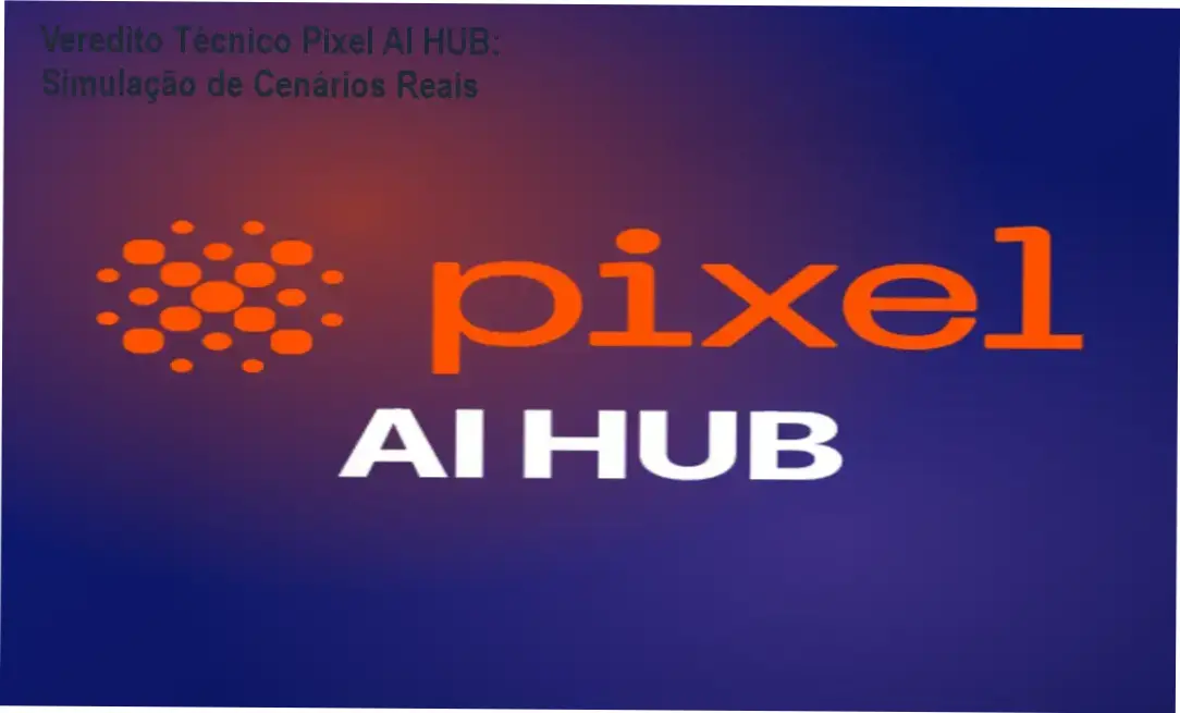 Interface do Pixel AI HUB demonstrando a aplicação de IA em cenários empresariais práticos