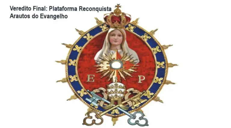 Interface da Plataforma de Cursos Reconquista dos Arautos do Evangelho para formação católica