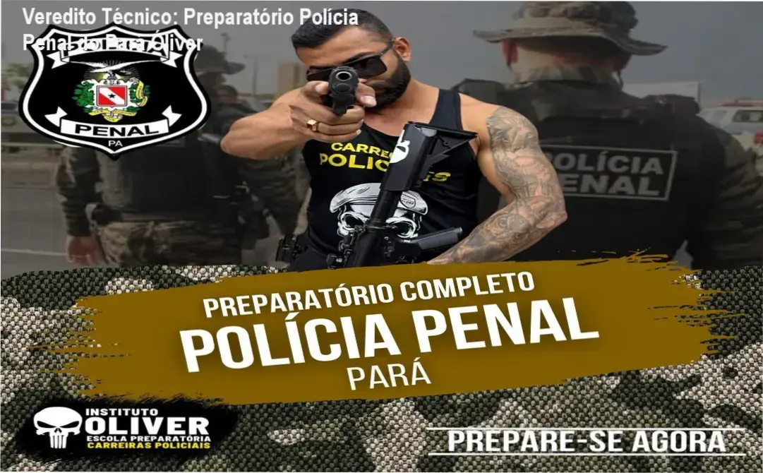 Estudante utilizando o Preparatório Completo Polícia Penal do Pará do Instituto Óliver