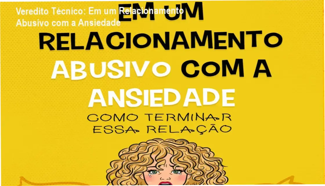 Capa do e-book Em um relacionamento abusivo com a ansiedade com elementos de equilíbrio emocional e mindfulness