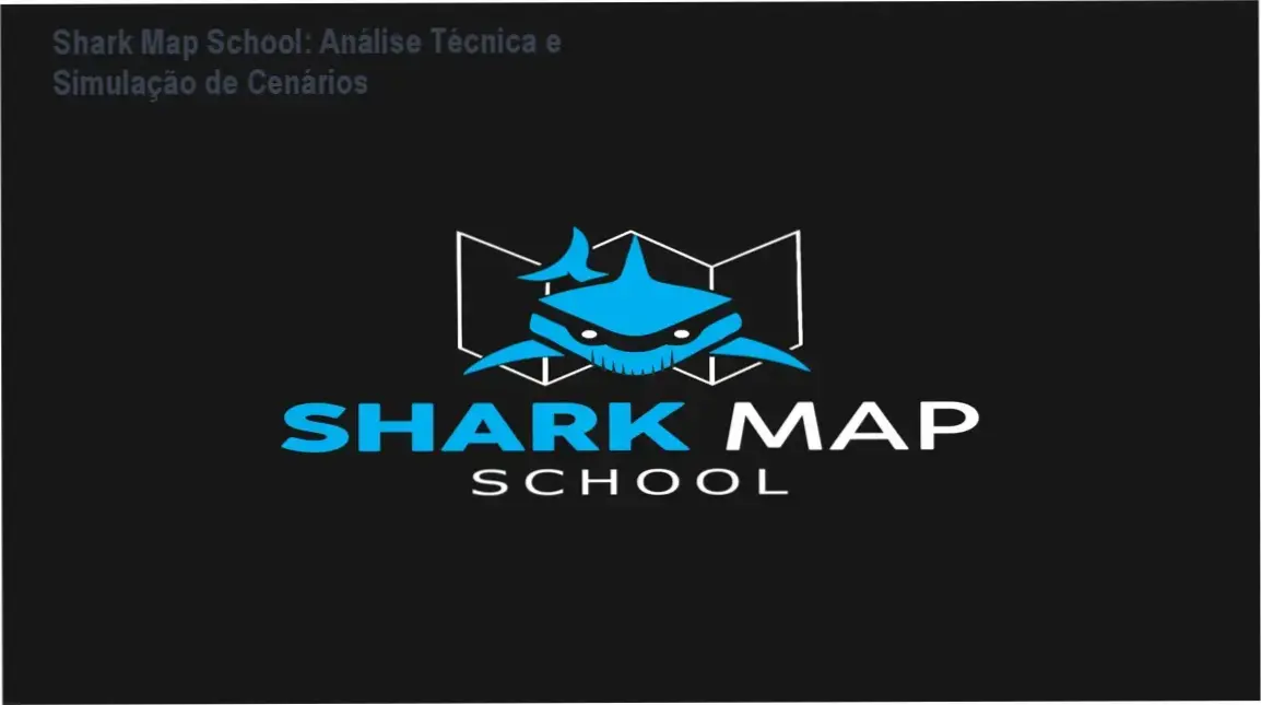 Shark Map School: Análise Técnica e Simulação de Cenários 1 Curso de Memorização PDF Gráfico de Day Trade exemplificando a leitura institucional do Shark Map School