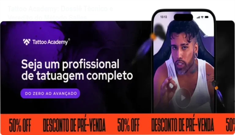 Tattoo Academy: Dossiê Técnico e Veredito do Método Salles 3 Curso de Memorização PDF Visão detalhada da metodologia de ensino do curso Tattoo Academy para tatuadores iniciantes