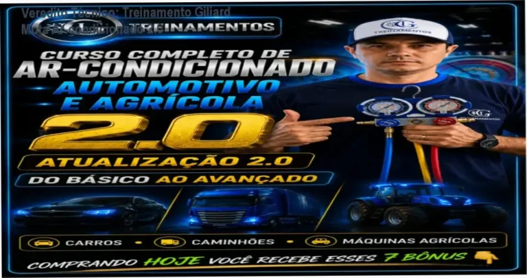 Visão geral do Treinamento Giliard Mota de Ar-condicionado Automotivo e Agrícola 2.0