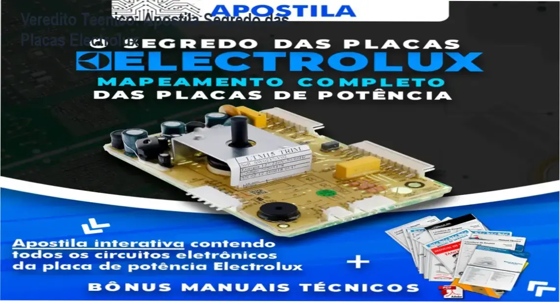 Veredito Técnico: Apostila Segredo das Placas Electrolux 1 Curso de Memorização PDF Técnico de eletrônica utilizando a Apostila Segredo das Placas Electrolux para reparo de circuito SMD