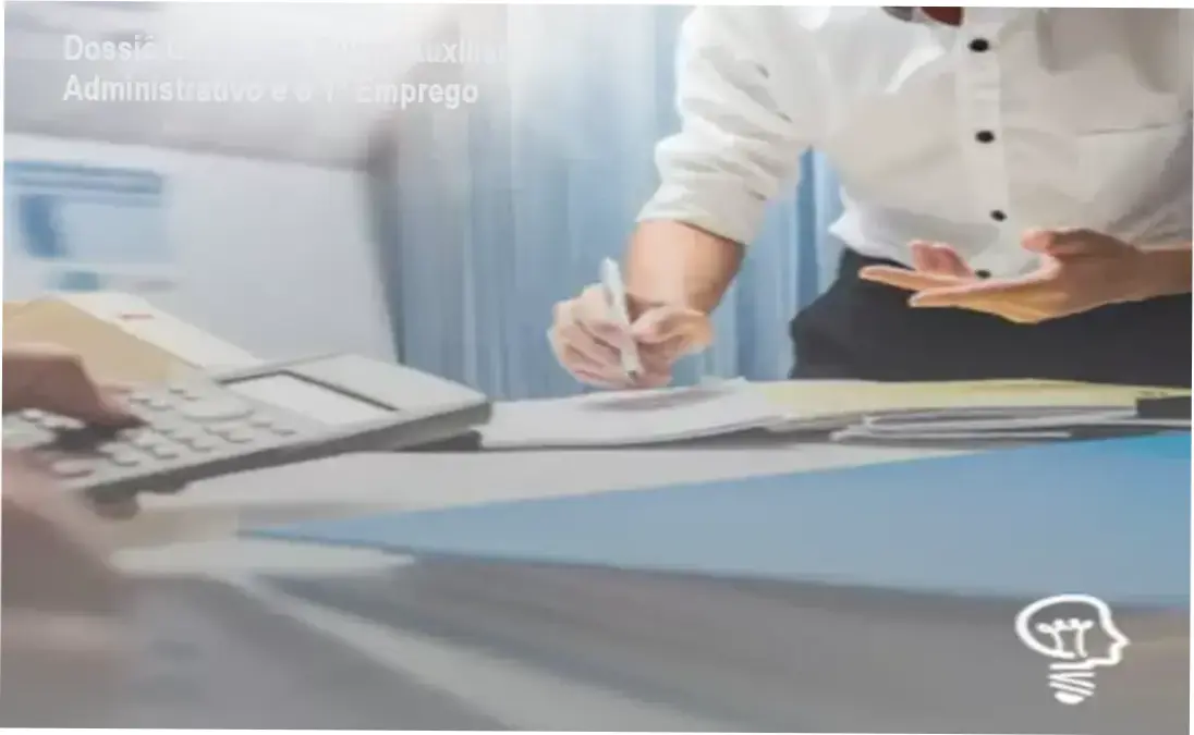Dossiê Completo: Curso Auxiliar Administrativo e o 1º Emprego 1 Curso de Memorização PDF Certificado do curso de Auxiliar Administrativo ao lado de um currículo profissional moderno