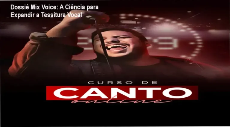 Cantor aplicando técnica de Mix Voice para alcançar notas agudas sem esforço