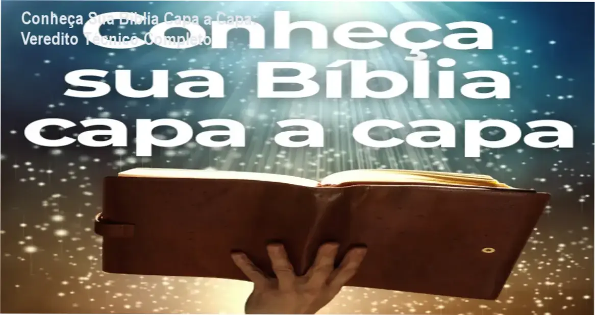 Interface do curso Conheça Sua Bíblia Capa a Capa com destaque para a metodologia de ensino do Presbítero André Sanchez