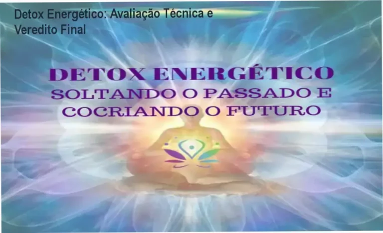 Representação de alinhamento de chakras e limpeza energética do método Detox Energético