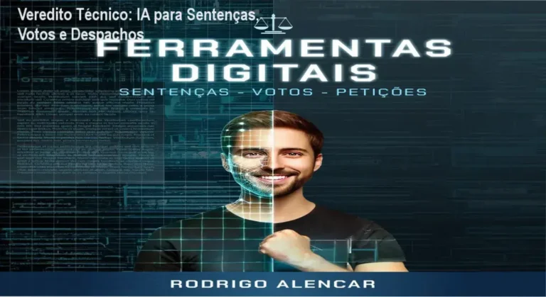 Veredito Técnico: IA para Sentenças, Votos e Despachos 2 Curso de Memorização PDF Interface de ferramentas digitais e IA para otimização de sentenças e votos jurídicos
