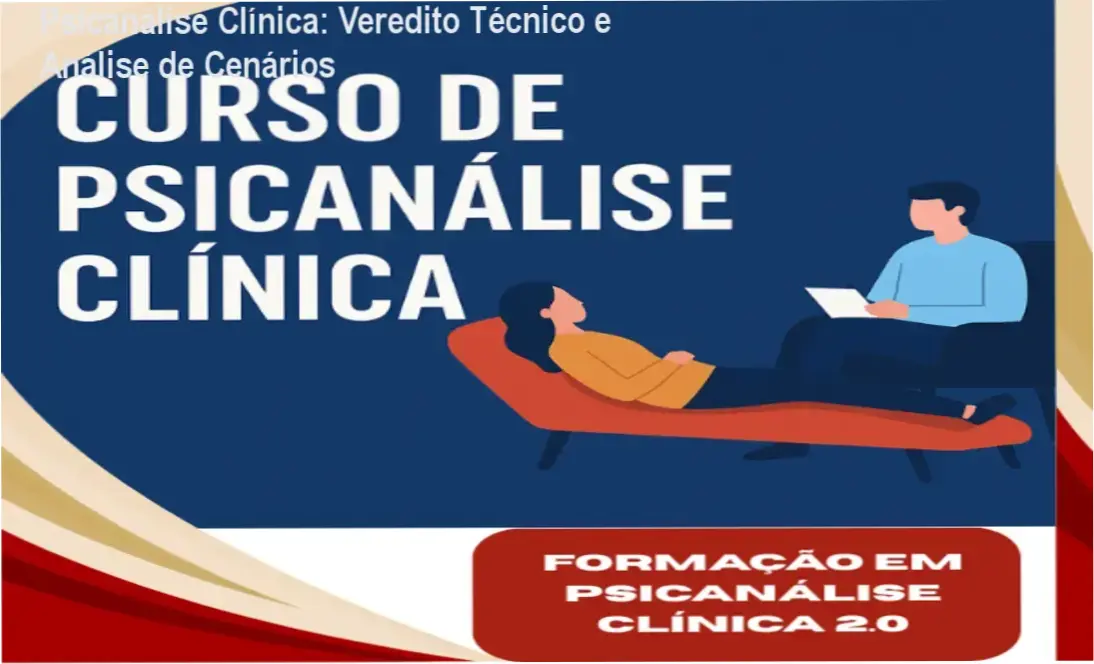 Psicanálise Clínica: Veredito Técnico e Análise de Cenários 1 Curso de Memorização PDF Representação de estudo de caso clínico e análise teórica em psicanálise
