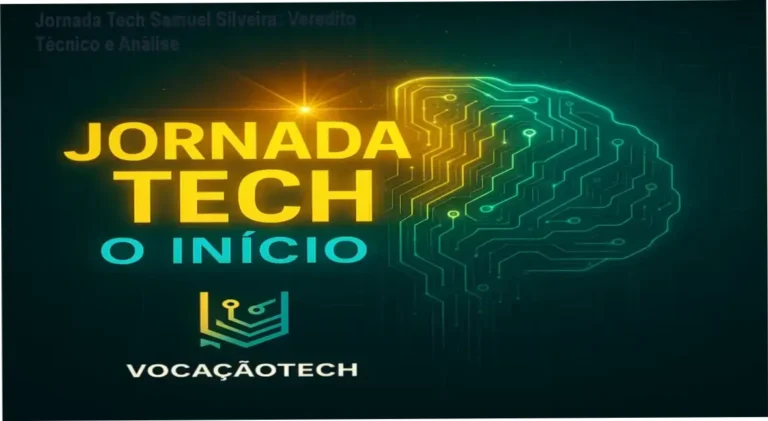 Jornada Tech Samuel Silveira: Veredito Técnico e Análise 3 Curso de Memorização PDF Infográfico detalhando a análise técnica e a estrutura do curso Jornada Tech de Samuel Silveira e Luan Castro