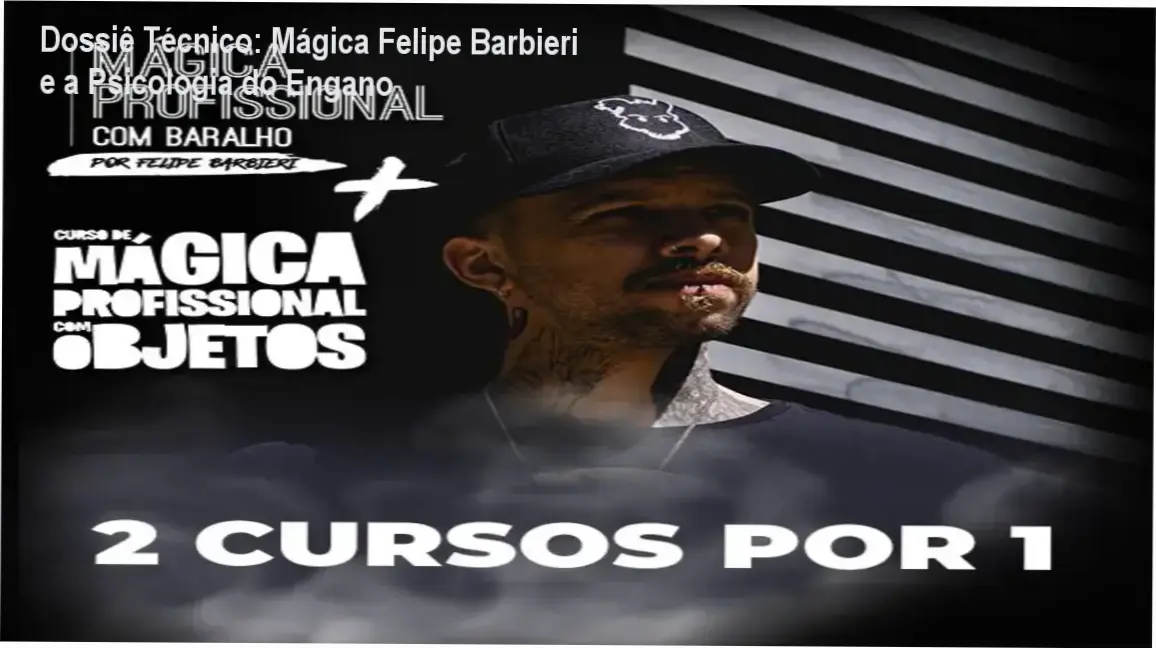 Dossiê Técnico: Mágica Felipe Barbieri e a Psicologia do Engano 1 Curso de Memorização PDF Mãos executando técnica de cartomagia profissional do curso Mágica Felipe Barbieri