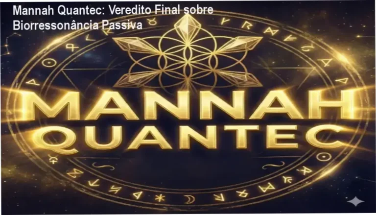 Representação do sistema de biorressonância Mannah Quantec atuando no campo vibracional humano
