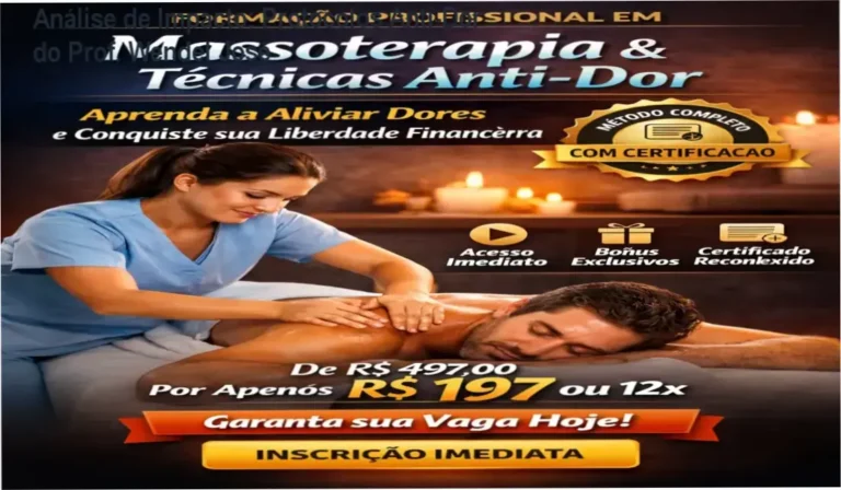 Análise de Impacto: Protocolos Anti-Dor do Prof. Wendel José 1 Curso de Memorização PDF Aplicação de manobras de massoterapia profissional para alívio de dores musculares