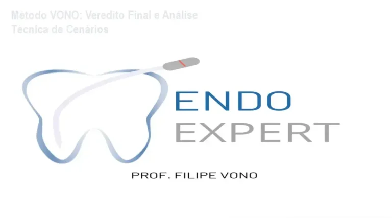 Dr. Filipe demonstrando a técnica de ampliação anatômica do Método VONO em canal curvo